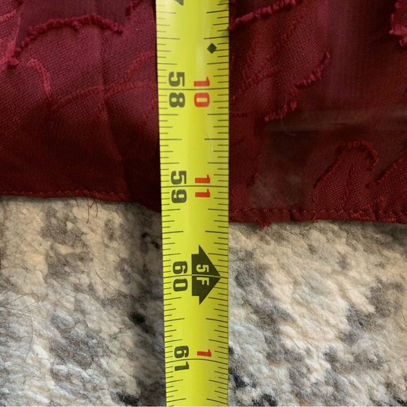 Lulus XS Sweet Sophistication Burgundy Burnout Floral Maxi Dress NWT - Picture 17 of 17